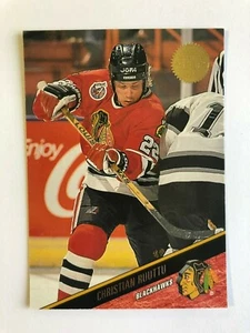 1993-94 The Leaf Set Serie 2 Cartas Chicago Blackhawks # 334 Christian Ruuttu - Imagen 1 de 2