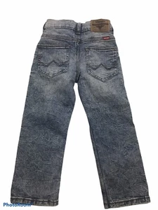 Wrangler Flex Slim Fit Fit Boys Blue Denim Jeans Sz4 Regular Adjustable 5TELWBA - Picture 1 of 3