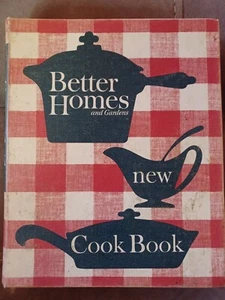 Better Homes and Gardens New Cook Book 1962 3rd Printing Binder. Vintage - Imagen 1 de 6