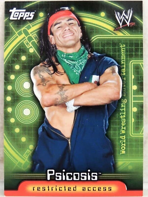 WWE PSICOSIS TOPPS INSIDER CARD 65 2006 WRESTLING WWF ECW AAA MEXICOOLS - Image 1 of 2