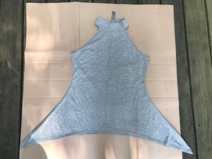  Essentials by Milano Studded flare tank tops gray size M MSRP $62.00 - Picture 1 of 5