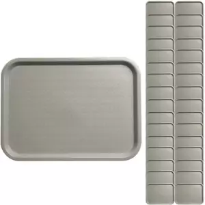 Café Standard Cafeteria Fast Food Tray 12" X 16" Gray Best New - Picture 1 of 12