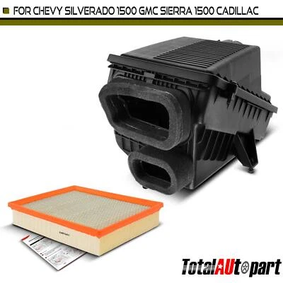 Коробка воздушного фильтра с воздушным фильтром для Chevy Silverado 1500 GMC Sierra 1500 07-08 - Изображение 1 из 4