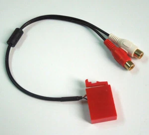 Cable de entrada AUX 2RCA radio cable adaptador auxiliar 10 PIN para Blaupunkt - Imagen 1 de 4