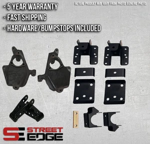 14-16 Silverado/Sierra Ext Crew Cab 1500 2WD 2" F & 4" R Lowering Kit - Imagen 1 de 1