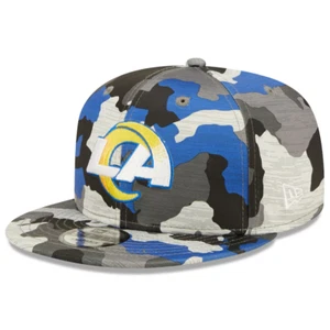 Los Angeles Rams New Era 2022 NFL Training Camp Official 9FIFTY Snapback Hat Cap - Picture 1 of 10