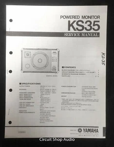 Original Yamaha / KS35 Powered Monitor / Service Manual - Picture 1 of 1