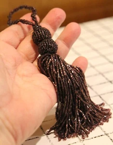 Nappa Decorazione Ornamentale Artigianale Perline Semi Vetro Artigianale - Foto 1 di 4