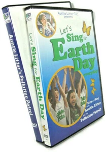 Auntie Litter 2-DVD/CD Teacher Bundle Let's Sing For Earth Day Pollution Patrol - Bild 1 von 5