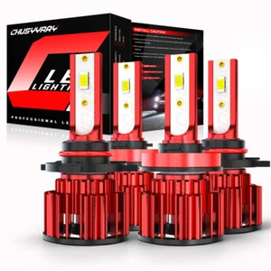 For Chevy Silverado 1500 2500HD 2011-2012 6000K LED Headlight HIGH/LOW Bulbs Kit - Picture 1 of 11