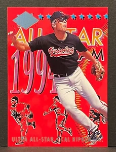 1994 Fleer Ultra Cal Ripken Jr #4 All Star Team Insert - Bild 1 von 2