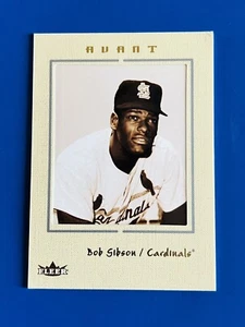 2003 Fleer Avant Bob Gibson Cardinals Gold Parallel Baseball Card #67; #d /799 - Picture 1 of 2