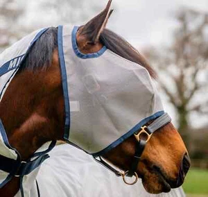 Horseware Mio Fly Mask Mesh FlyMask Bug/Insect/Midge UV Eye & Face Protection - Picture 1 of 3