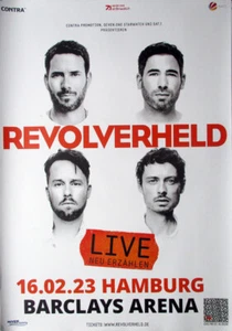 REVOLVERHELD - 2023 - In Concert - Live Neu Erzählen Tour - Poster - Hamburg - Bild 1 von 1