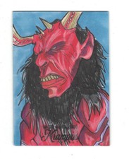 KRAMPUS Art Sketch Card 2018 Attic Card Inked Nightmares JIM SABO Original
