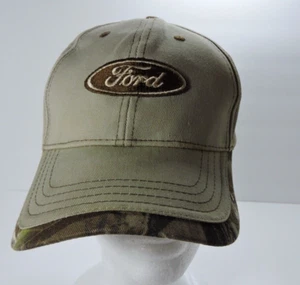 Cappello Ford abbronzatura con mimetica intorno all'orlo logo ford sul davanti regolabile - Foto 1 di 6