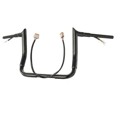 Manillar precableado de 10" para Harley Electra Glide FLHX FLHXI 1996-2006 Foto 1 de 4