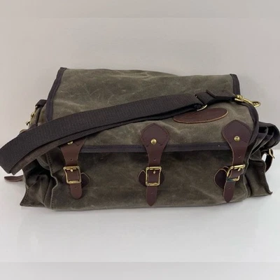 Frost River Tackle Box River Bank Large Fishing Bag Canvas Leather - Image 1 of 4