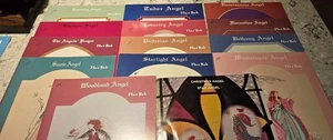 *15* Serendipity Designs Mar Bek ANGELS Rebecca Waldrop Cross Stitch Charts EUC - Picture 1 of 6