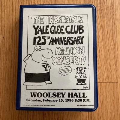 Yale Glee Club 125th Anniversary Reunion Concert at Woolsey Hall ‘86 • Cassettes - Image 1 of 4