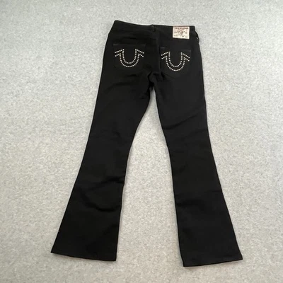 True Religion Becca Jeans Womens 26 Mid Rise Bootcut Stretch Embroidered EUC - Image 1 of 4