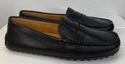 Mocasines Tod's Gommino de cuero para mujer talla 6 negros informales zapatos sin cordones Foto 1 de 4