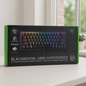 Razer BlackWidow V3 Mini HyperSpeed – 65% Wireless RGB Keyboard, Yellow Switches - Picture 1 of 4