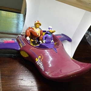 Dark Wing Duck Jet And Figures - Picture 1 of 6