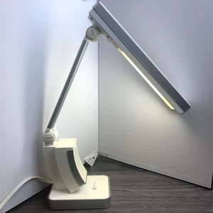 OttLite Small Folding Task Lamp White GX7825 - Picture 1 of 7