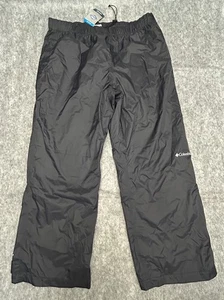Columbia Mens Omni-tech Rain Pants Black XXL 30 Inch Inseam Outdoor Water Resist - Picture 1 of 6