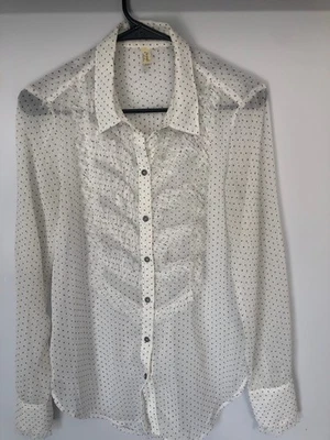Blusa Free People a lunares con botones y volantes Foto 1 de 4