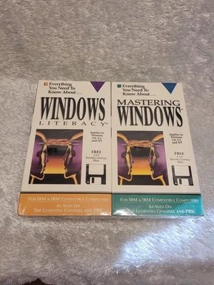Windows Literacy And Mastering Windows For IBM VHS And Instructional Disc Sealed - Image 1 of 4