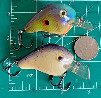 VINTAGE Lot 2 USA Discontinued Norman FAT BOY Crankbaits RARE FISHING LURES EXCL - Image 1 of 4