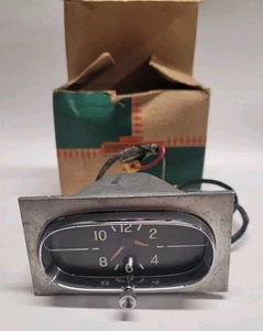 NOS 1958 Chevy Electric Clock Original Chevrolet Accessory 987720 - Picture 1 of 13