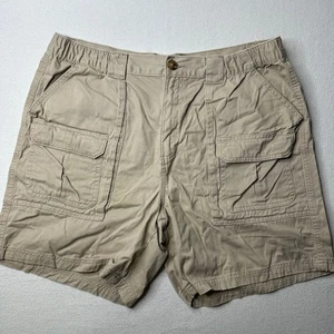 Croft & Barrow Mens Size 38 Khaki Beige Pockets Fishing - Picture 1 of 9