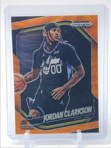 JORDAN CLARKSON 2024-25 PANINI PRIZM NEGRO NARANJA ONDA JAZZ B/60 Q3464 - Imagen 1 de 2