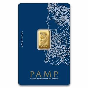 2,5 Gramm Goldbarren - PAMP Suisse Lady Fortuna Veriscan® (im Assay) - Bild 1 von 4