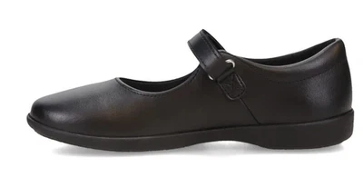 Hush Puppies Girl Lexi Mary Jane Flat, Black, 2 Big Kid US HP853927 - Image 1 of 4