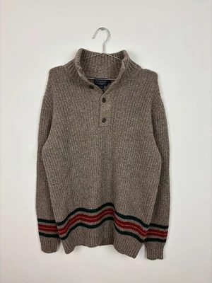 Vintage Pendleton Lamb Wool Sweater / Size Large / Brown - Image 1 of 4