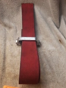 Snap On Tools Adjustable Red Strap Oil Filter Wrench Socket 1/2" 3/8" Fuel - Picture 1 of 9