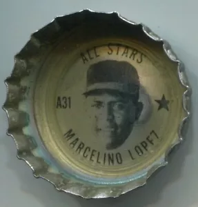 1967 Fresca (Coke) Cap - AL All-Stars - A31 Marcelino Lopez (Los Angeles Angels) - Bild 1 von 2