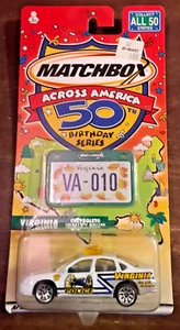 Matchbox Chevrolet Impala MBX ‘02 Across America 50th Birthday Series White VHTF - Picture 1 of 1
