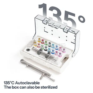 Dental Implant Surgical Kit Complete Set with Torque Ratchet & Universal Drivers - Picture 1 of 24