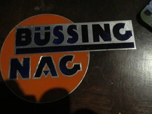 Schild Typenschild Büssing Diesel NAG S72 links Motorhaubenemblem - Bild 1 von 1