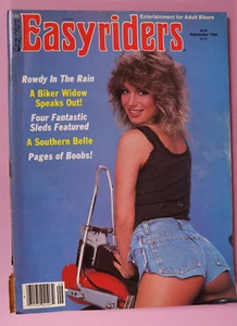 Easyriders September 1984 Vintage Motorcycle Magazine David Mann Centerfold - Imagen 1 de 13