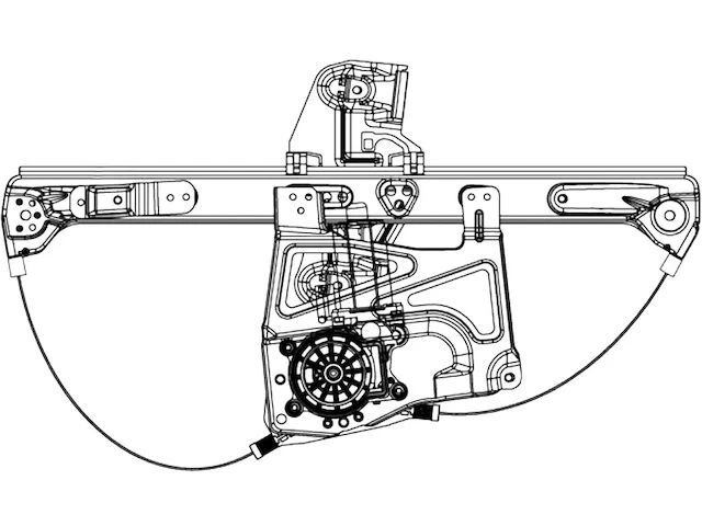 TYC 96RD68F Front Left Window Regulator Fits 2000-2001 Cadillac DeVille - Изображение 1 из 1