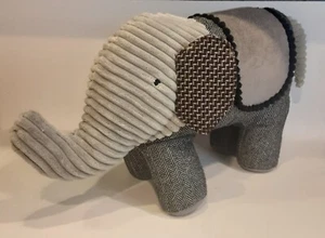 Muelle de pana tejida de tweed elefante de peluche caprichoso muelle 1 - Imagen 1 de 8