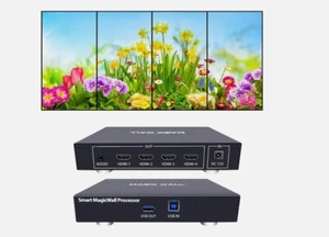 4-Kanal Magic Wall Prozessor für 1x4 4x1 1x3 3x1 TV Wand 0~360 Grad Kunst Videowand - Bild 1 von 7