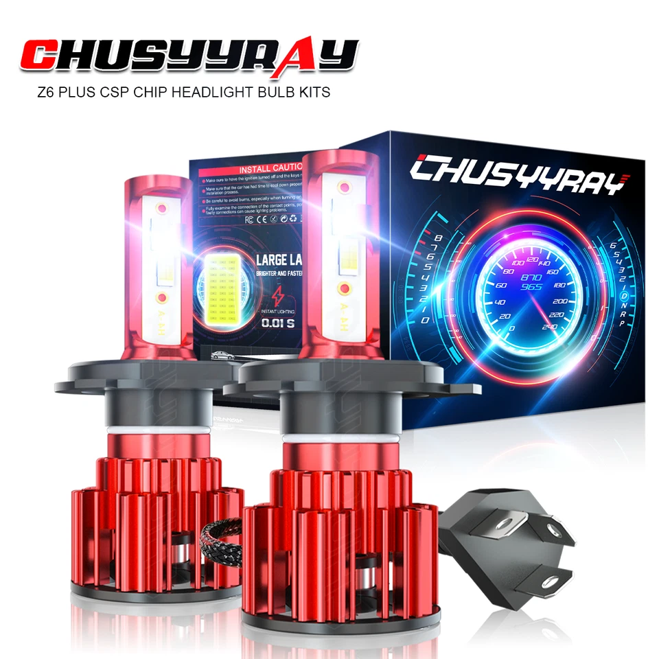 Kit de bombillas de haz alto/bajo LED Fit Honda Pilot 2003 2004 2005 6000K 2 piezas 9003 Foto 1 de 4