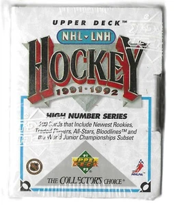 1991-92 Oberdeck High # Serie NHL Hockey werkseitig versiegeltes Set (200) - Bild 1 von 3